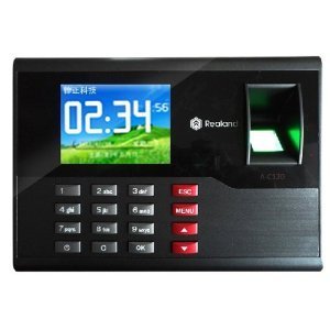 全新原装真地A-C120指纹考勤机 高效办公打卡系统解决方案